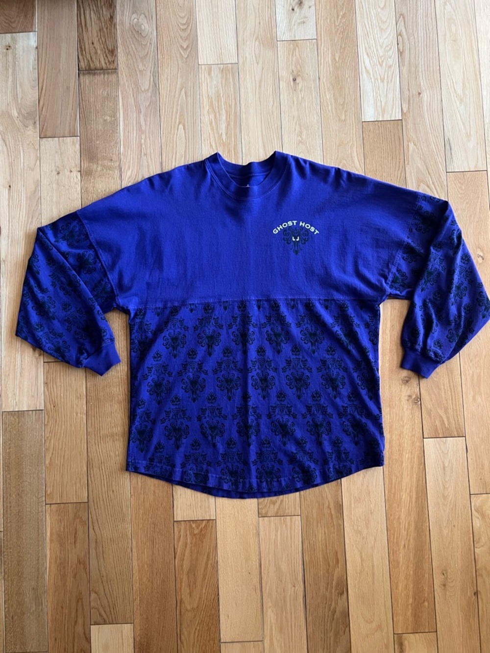 Disney The Haunted Mansion Spirit Jersey Ghost Host Unisex Purple Size Small